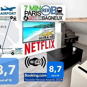 Appartamento Bagneux Paris Confort Netflix Rer B, Bagneux (Hauts-de-Seine)